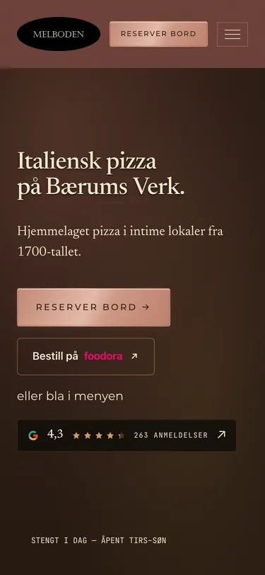 The Melboden website on desktop and phone