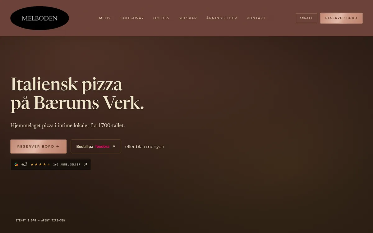 The Melboden website on desktop and phone